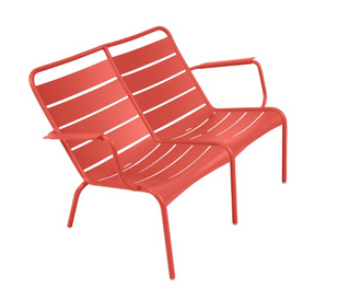 Luxembourg Duo Low Armchair-Outdoor meubilair-FERMOB-Buro International