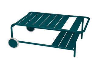 Luxembourg Low Table with Casters-Outdoor meubilair-FERMOB-Buro International
