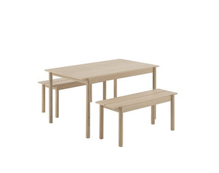 Linear Houten Zitbank - 1100 mm-Zitbanken-MUUTO A/S-Buro International