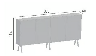 Multiple Cabinet 2027-Schuifdeurkasten-GABER SRL-Buro International