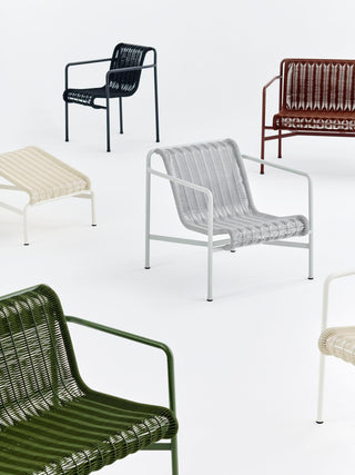 Palissade koord loungestoel laag