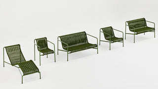 Palissade koord loungestoel laag