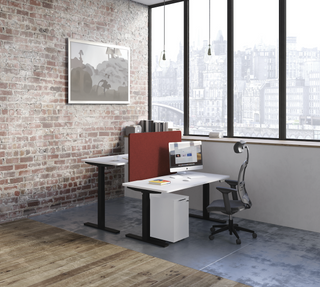 Alto bureau manager assis-debout 155x90