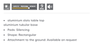 Luxembourg tafel laag