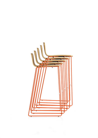 YO Wood bar stool 75 cm