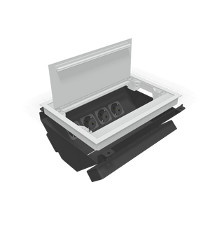 Inbouw Netbox Combi Duplex