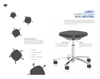 Labsit kruk-Industrie-/ labostoelen-Bimos-Buro International