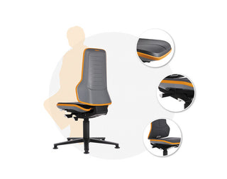 Neon Labo-Industrie-/ labostoelen-Bimos-Buro International