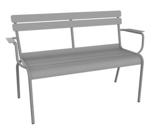 Luxembourg 2 - Seater Garden Bench-Outdoor meubilair-FERMOB-Buro International