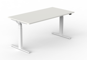 BIVO 2.0 enkele zit-sta bureau-Zit Sta tafels-Buro International-Wit-Wit-120x80-Buro International